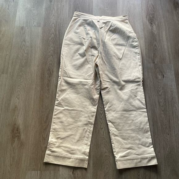 cult gaia topanga ivory wide leg oversized pockets cargo pants size medium - Picture 6 of 15